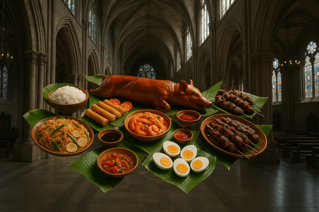 Filipino AI Food in Cathedral