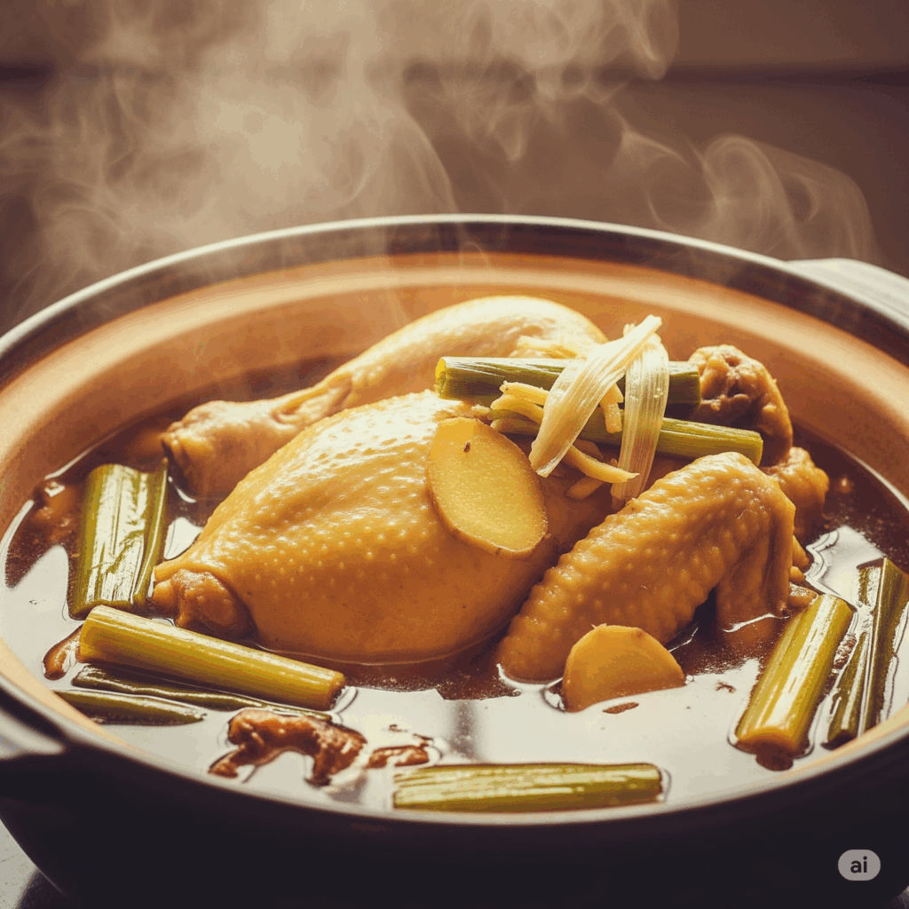 Simple One-Pot Hainanese Chicken Recipe