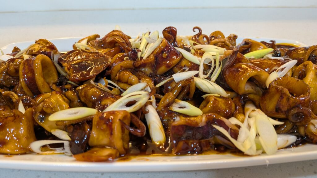 Garlic Butter Honey BBQ Squid Recipe