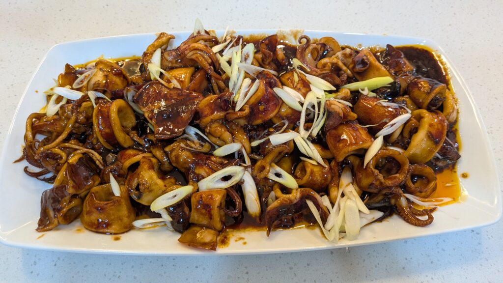 Garlic Butter Honey BBQ Squid Recipe