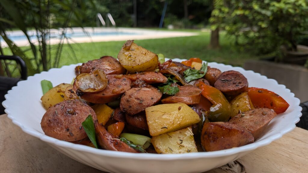 Sausage Skillet Easy simple and Delicious Breakfast