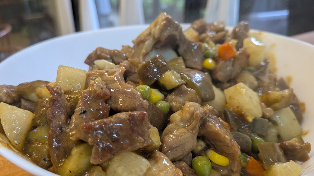 Leftovers Lamb Curry with Vegetable just works