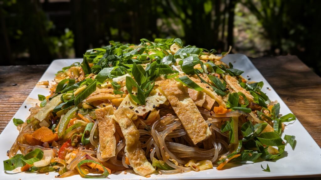 Vegetarian Japchae That Redefines Weeknight Korean Cooking