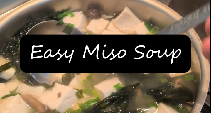 10 Minute Easy Miso Soup Recipe