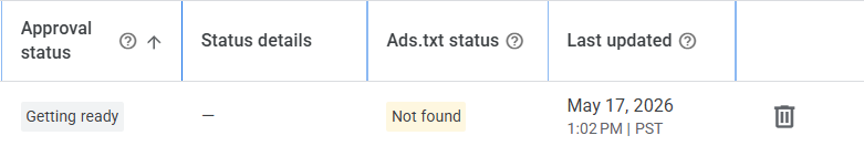 AdSense.txt and approval on Google